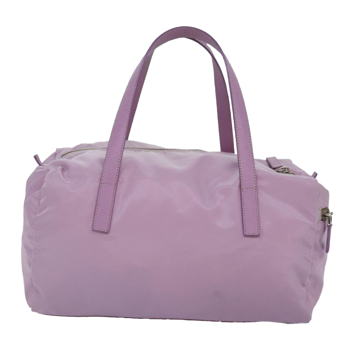 PRADA Hand Bag Nylon Pink Auth 87350