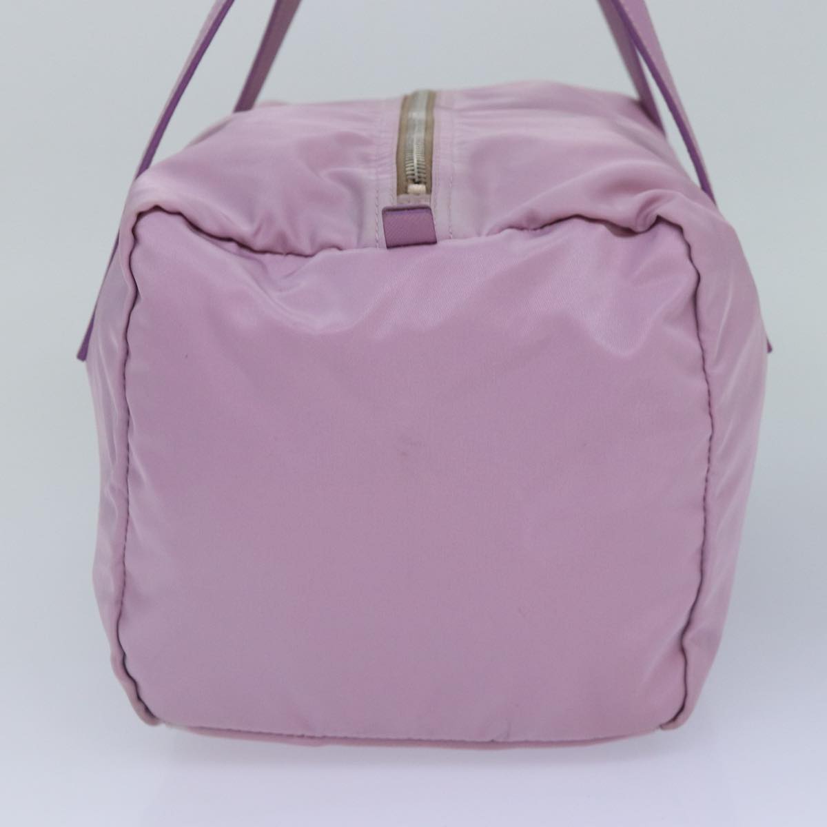 PRADA Hand Bag Nylon Pink Auth 87350