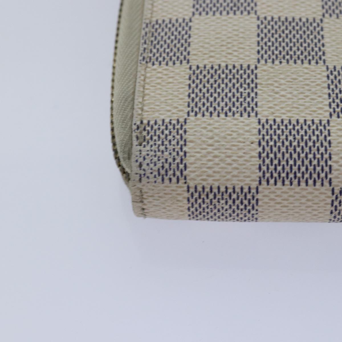 LOUIS VUITTON Damier Azur Zippy Organizer Long Wallet N60012 LV Auth 87355