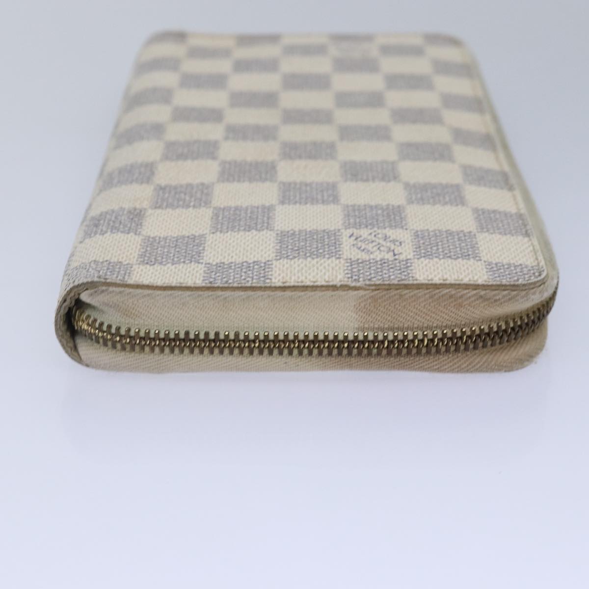 LOUIS VUITTON Damier Azur Zippy Organizer Long Wallet N60012 LV Auth 87355