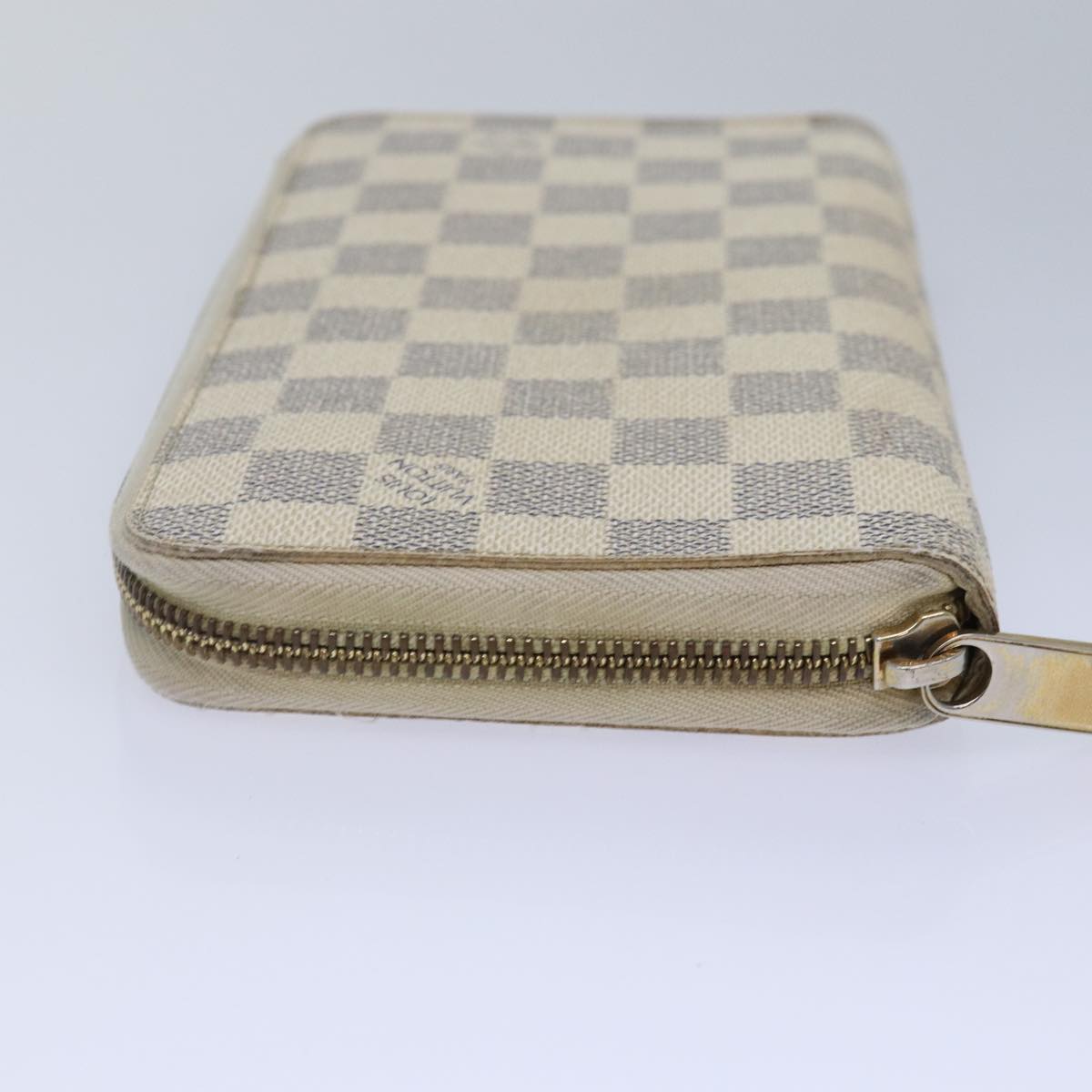 LOUIS VUITTON Damier Azur Zippy Organizer Long Wallet N60012 LV Auth 87358