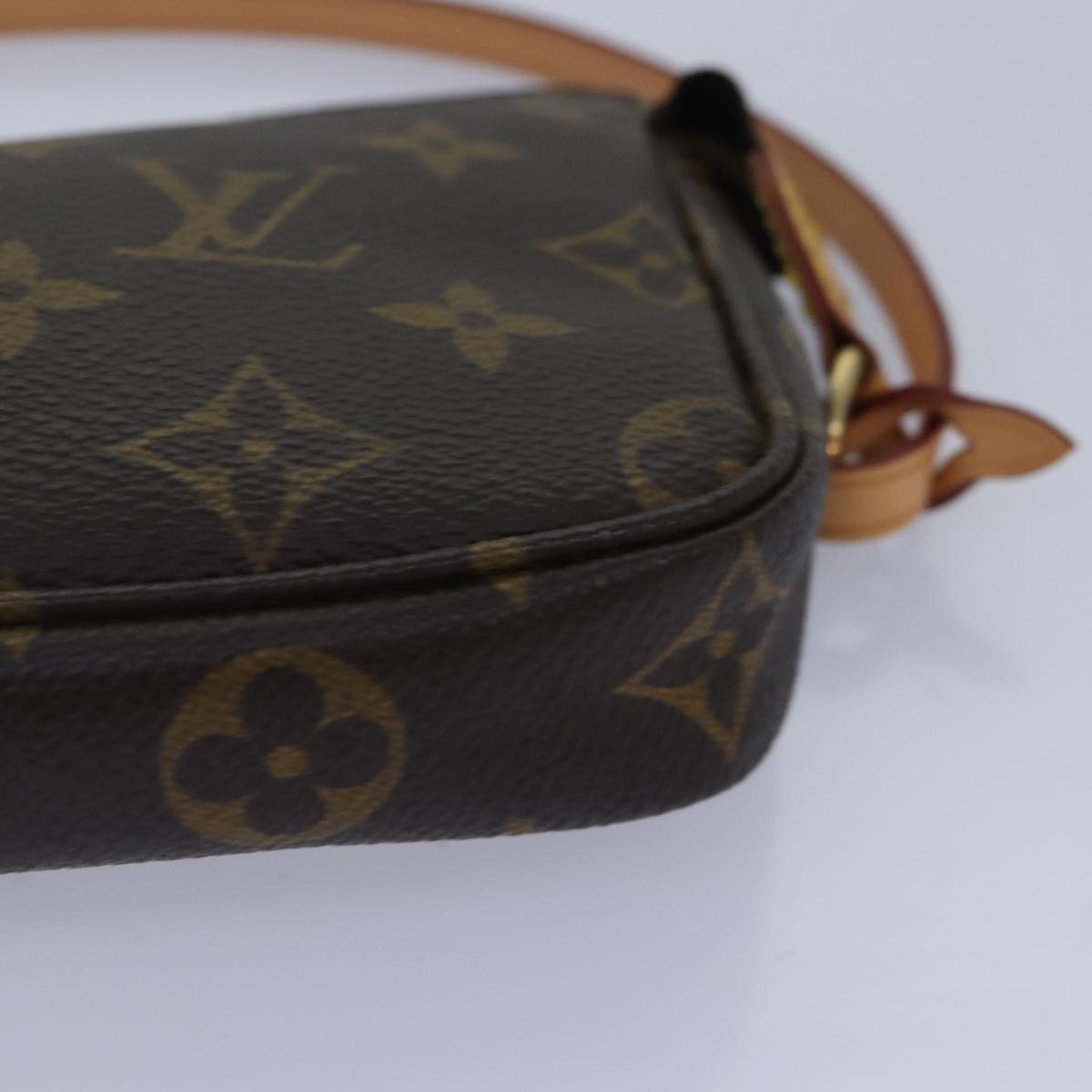 LOUIS VUITTON Monogram Mini Pochette Accessoires Pouch M58009 LV Auth 87379