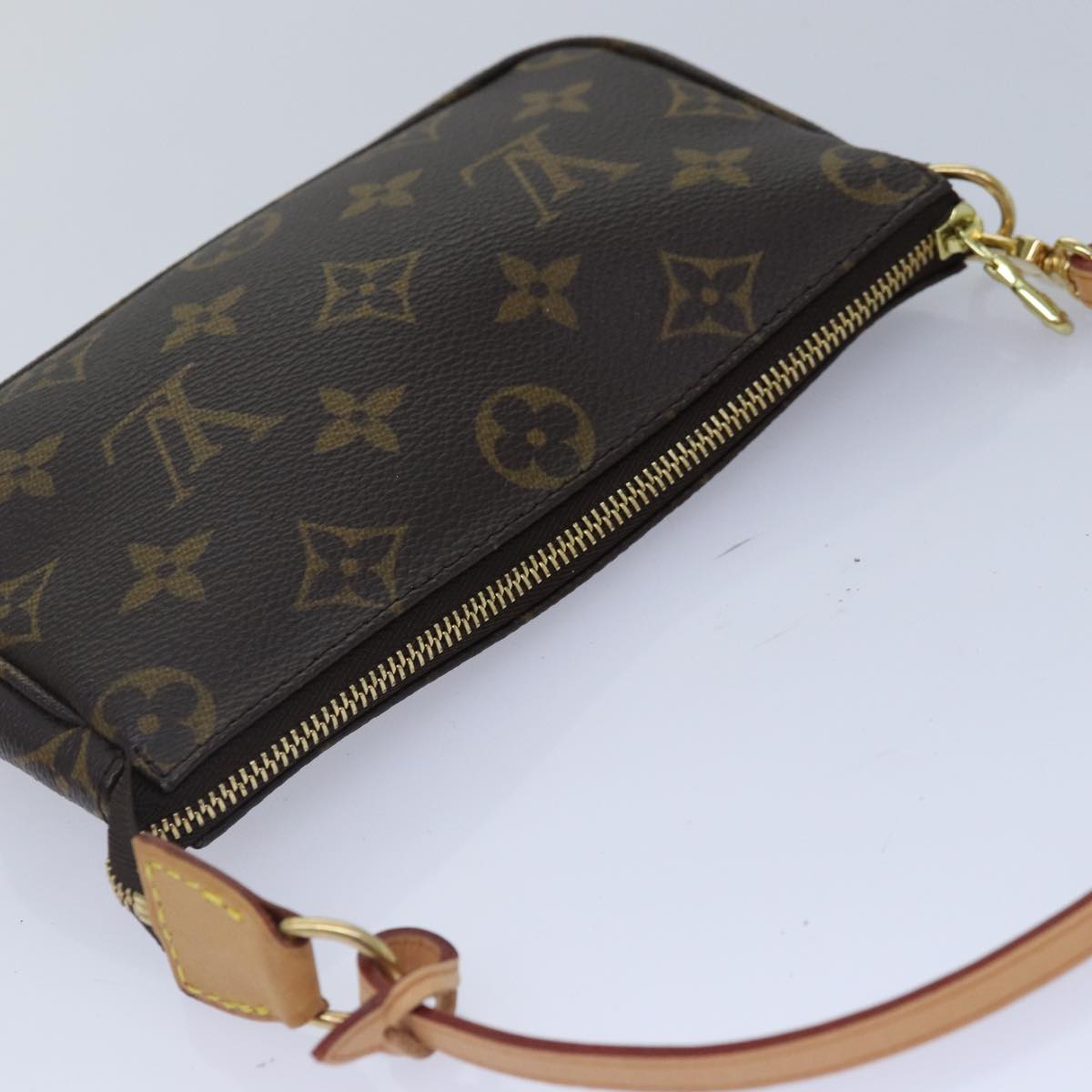 LOUIS VUITTON Monogram Mini Pochette Accessoires Pouch M58009 LV Auth 87379