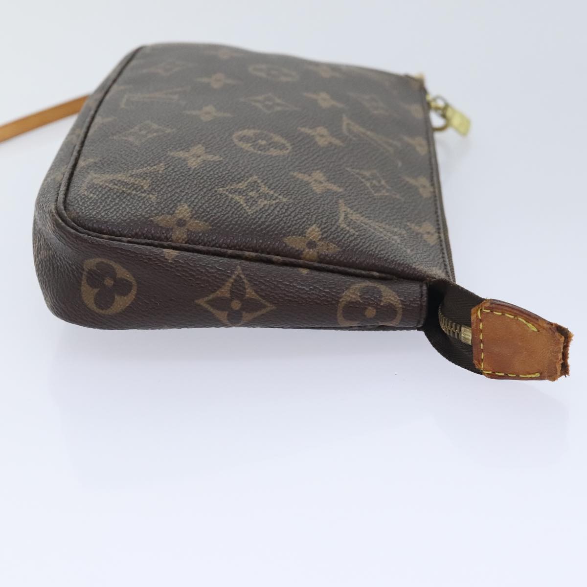 LOUIS VUITTON Monogram Pochette Accessoires Pouch M51980 LV Auth 87388