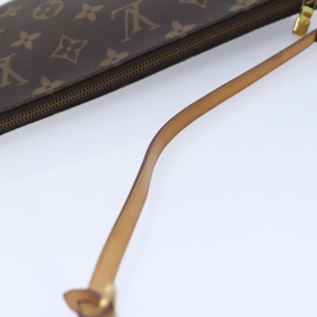 LOUIS VUITTON Monogram Pochette Accessoires Pouch M51980 LV Auth 87388