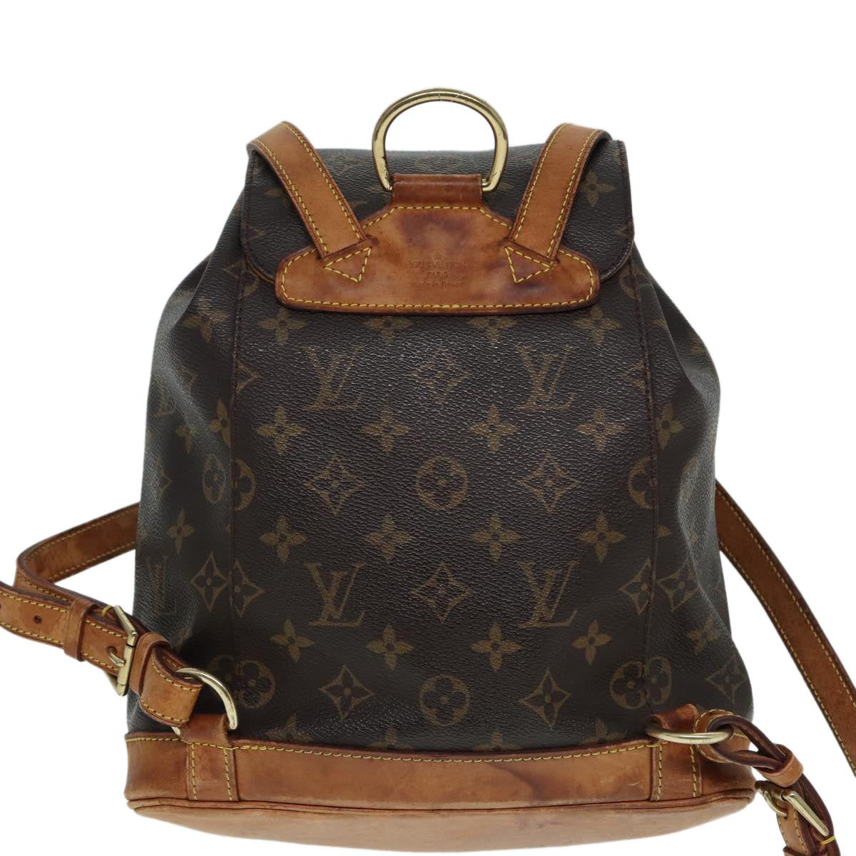 LOUIS VUITTON Monogram Montsouris MM Backpack M51136 LV Auth 87416