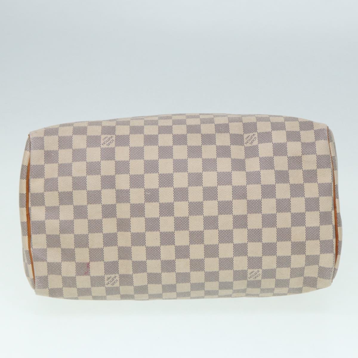 LOUIS VUITTON Damier Azur Speedy 35 Hand Bag N41535 LV Auth 87428