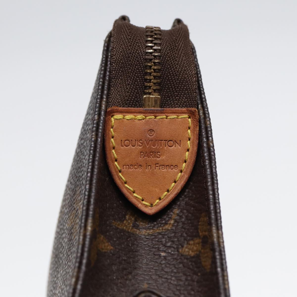 LOUIS VUITTON Monogram Poche Toilette 15 Pouch M47546 LV Auth 87457