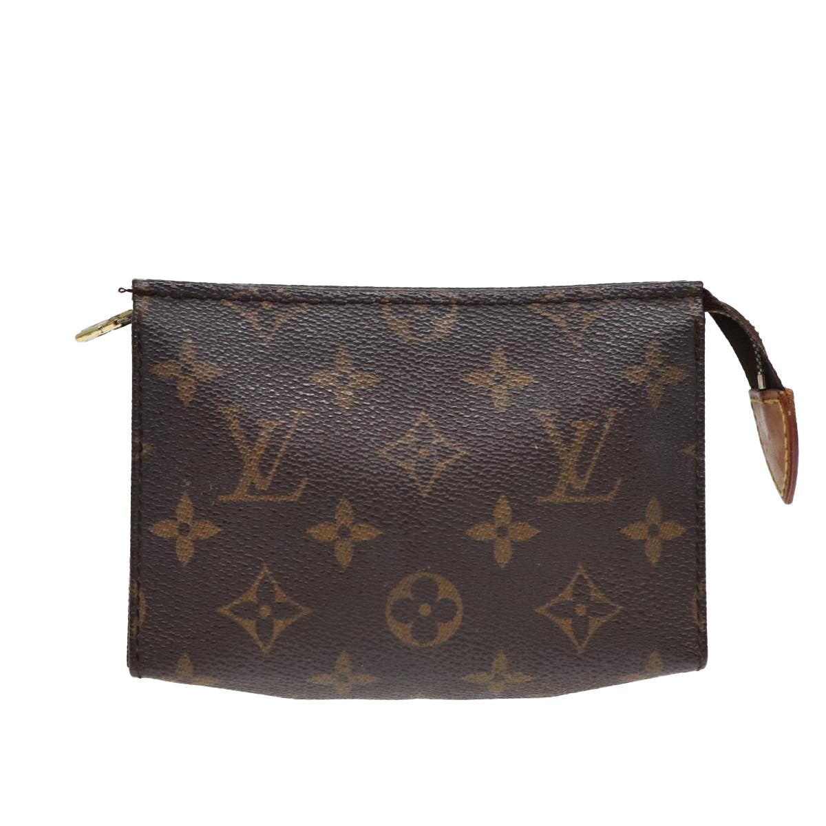 LOUIS VUITTON Monogram Poche Toilette 15 Pouch M47546 LV Auth 87457