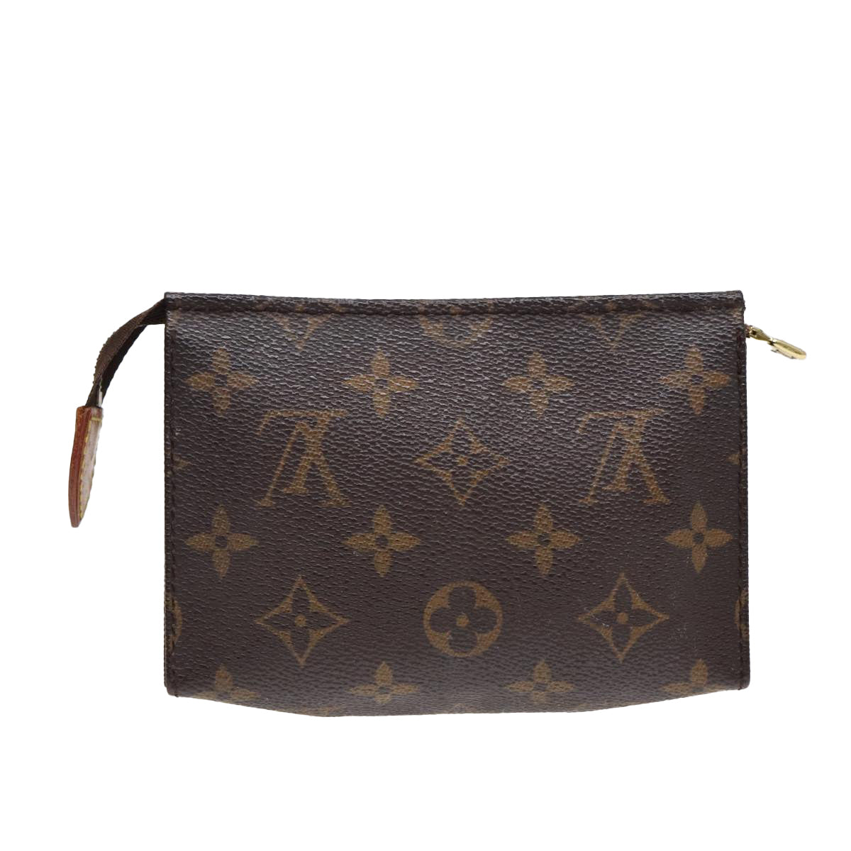 LOUIS VUITTON Monogram Poche Toilette 15 Pouch M47546 LV Auth 87457