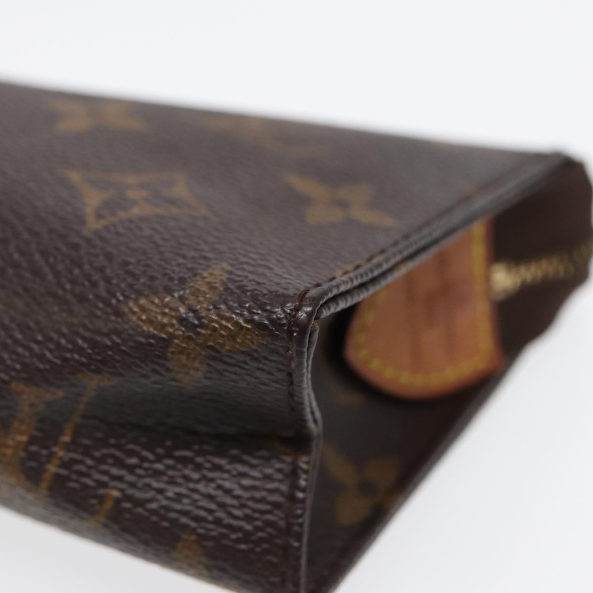 LOUIS VUITTON Monogram Poche Toilette 15 Pouch M47546 LV Auth 87457