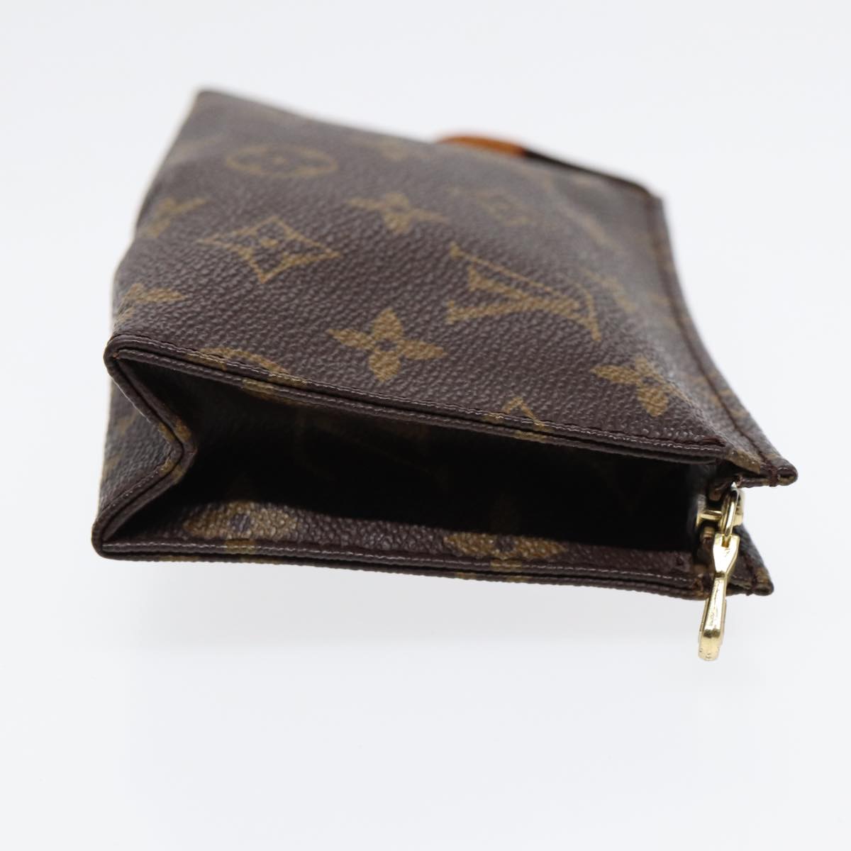 LOUIS VUITTON Monogram Poche Toilette 15 Pouch M47546 LV Auth 87458