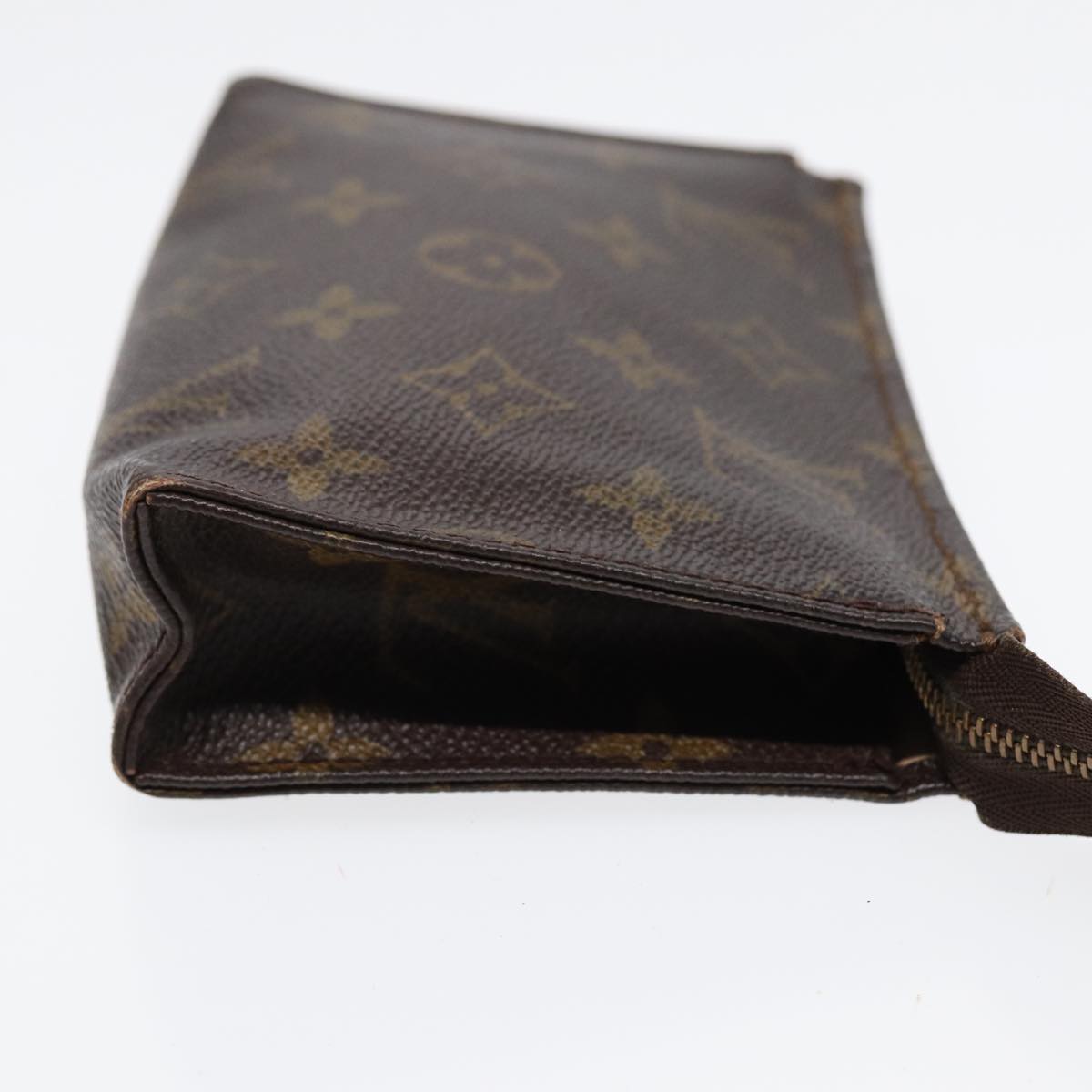 LOUIS VUITTON Monogram Poche Toilette 15 Pouch M47546 LV Auth 87463