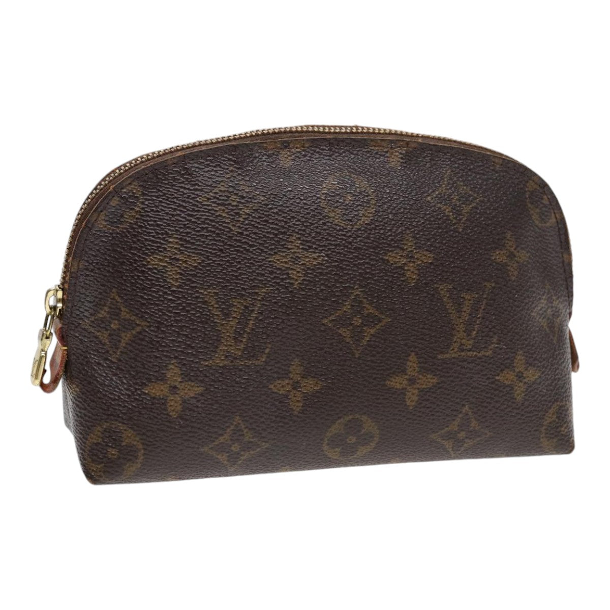 LOUIS VUITTON Monogram Pochette Cosmetic PM Cosmetic Pouch M47515 LV Auth 87474