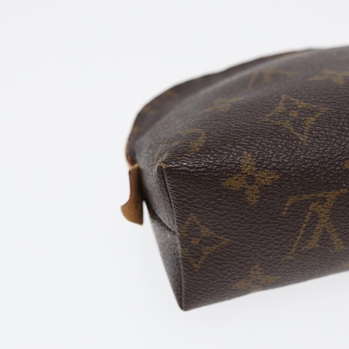 LOUIS VUITTON Monogram Pochette Cosmetic PM Cosmetic Pouch M47515 LV Auth 87474