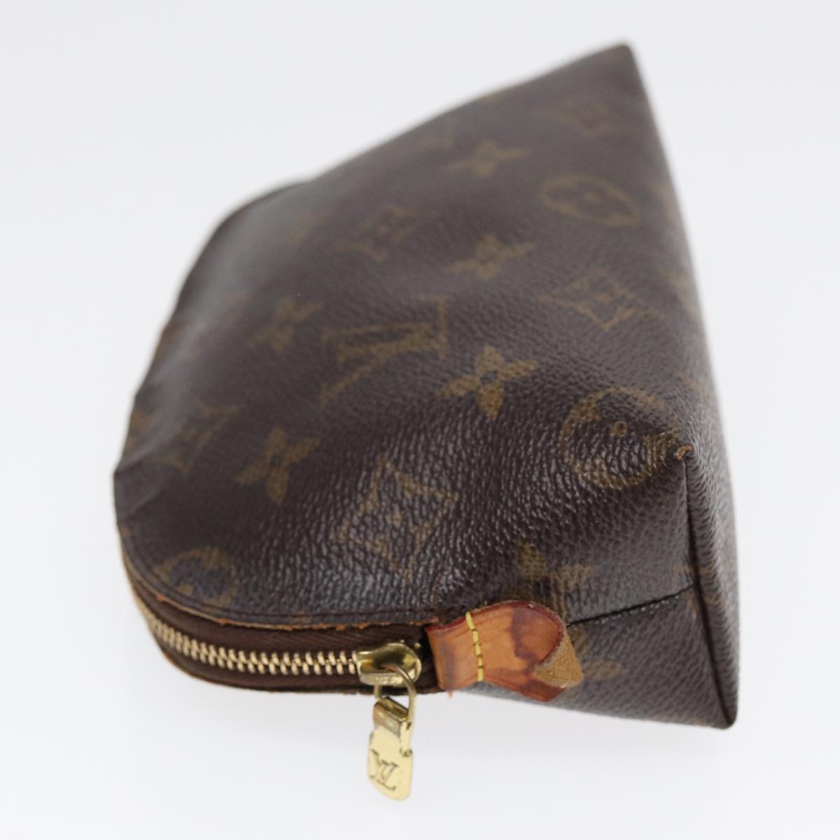 LOUIS VUITTON Monogram Pochette Cosmetic PM Cosmetic Pouch M47515 LV Auth 87474