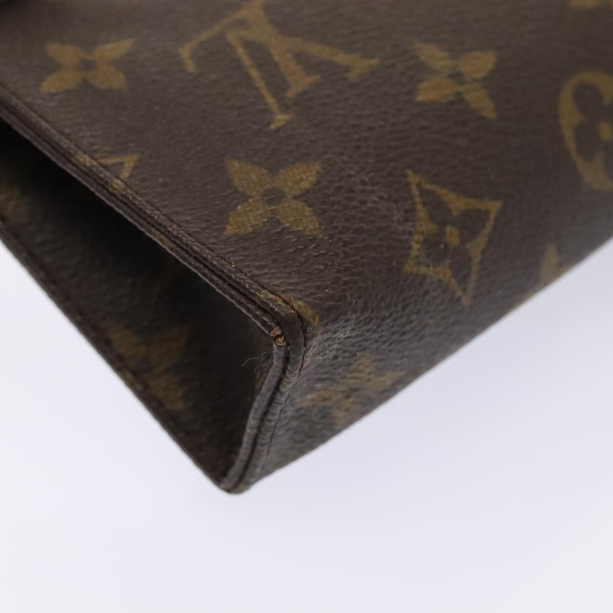 LOUIS VUITTON Monogram Poche Toilette 15 Pouch M47546 LV Auth 87477