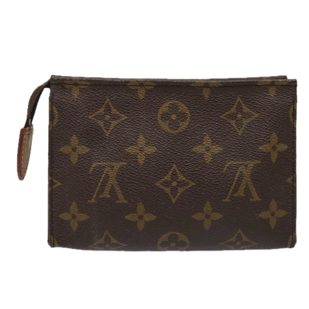 LOUIS VUITTON Monogram Poche Toilette 15 Pouch M47546 LV Auth 87477