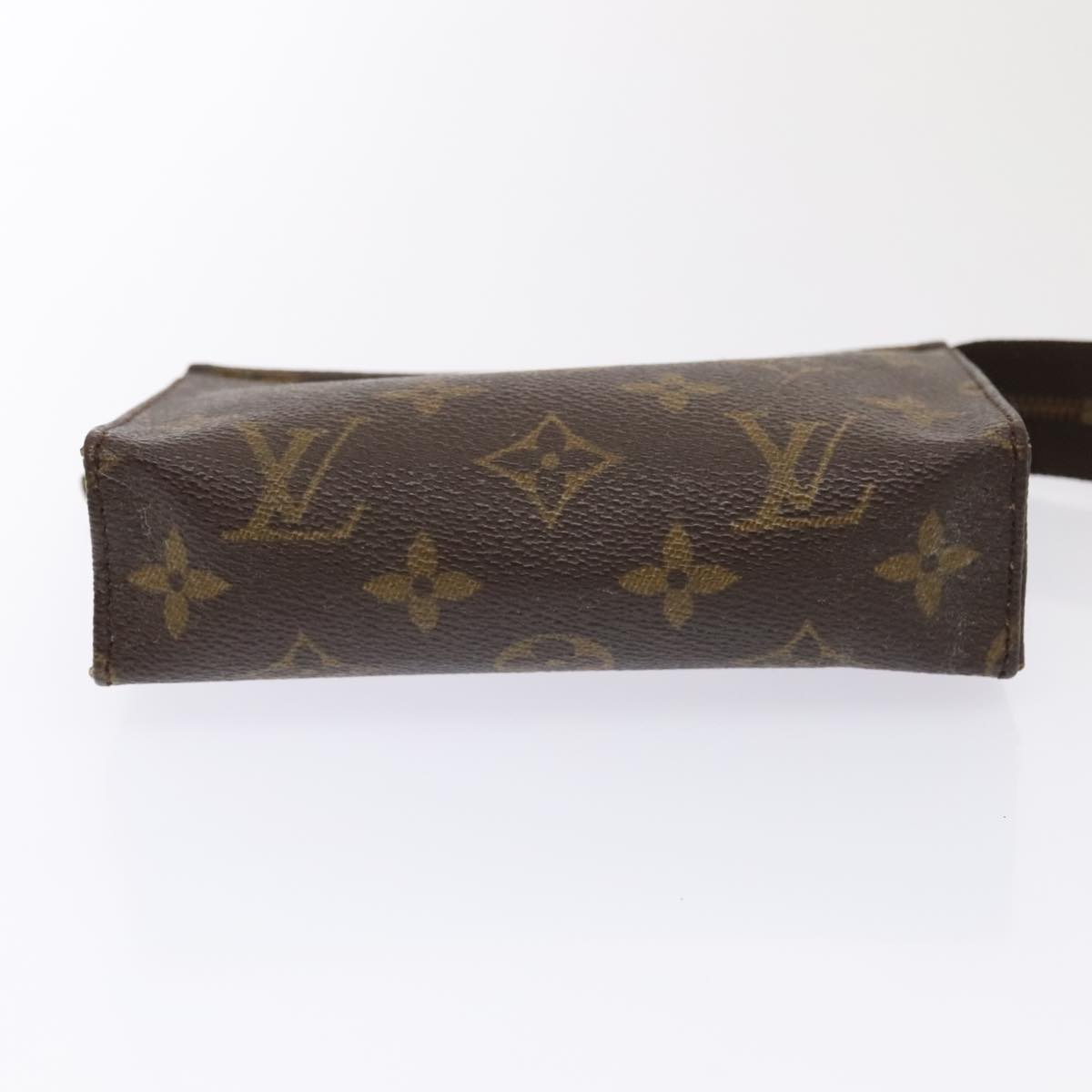 LOUIS VUITTON Monogram Poche Toilette 15 Pouch M47546 LV Auth 87477