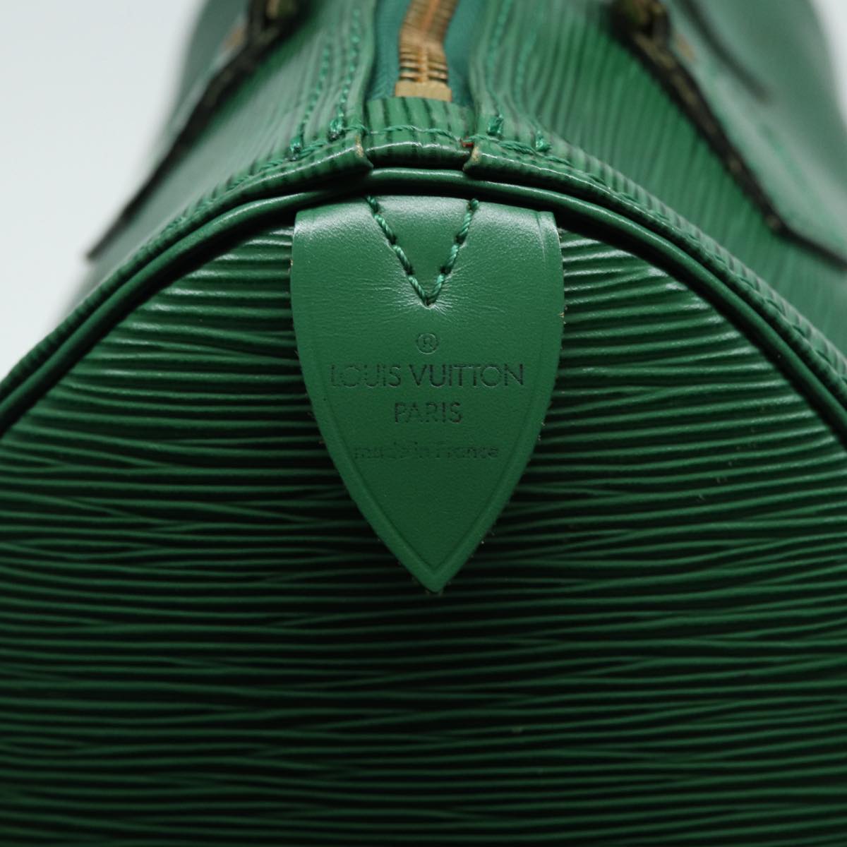 LOUIS VUITTON Epi Speedy 25 Hand Bag Borneo Green M43014 LV Auth 87482