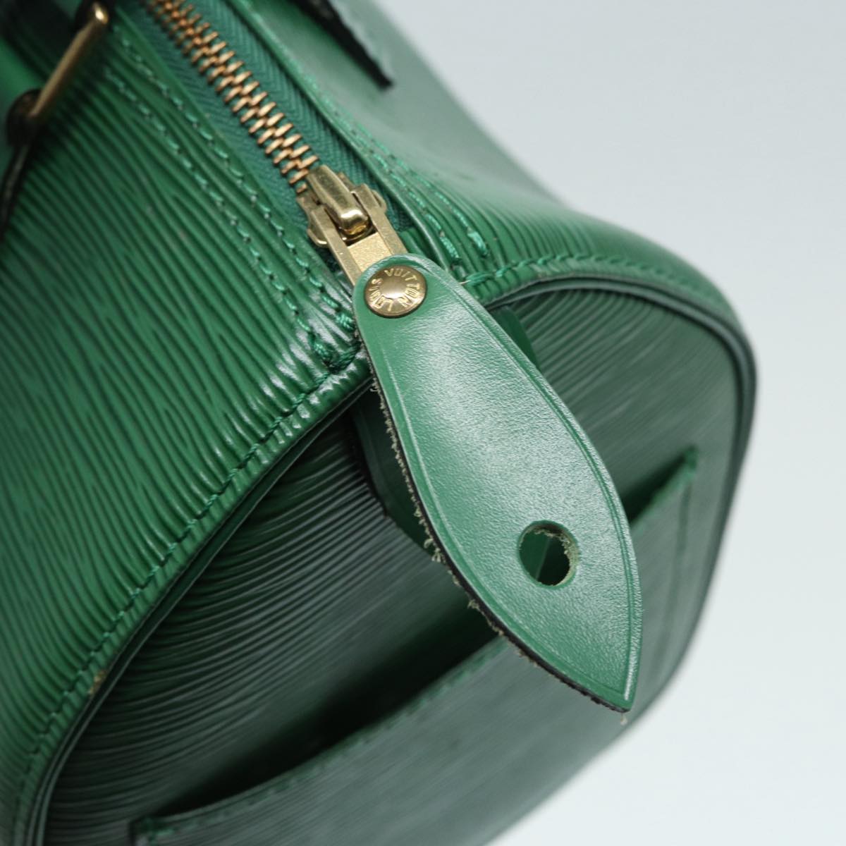 LOUIS VUITTON Epi Speedy 25 Hand Bag Borneo Green M43014 LV Auth 87482