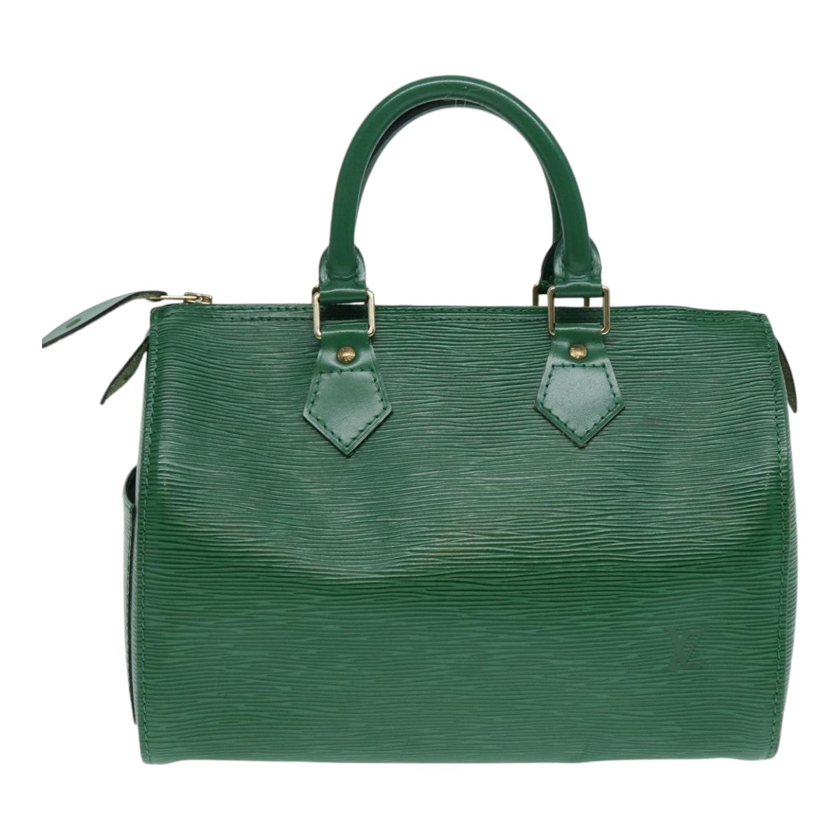 LOUIS VUITTON Epi Speedy 25 Hand Bag Borneo Green M43014 LV Auth 87482