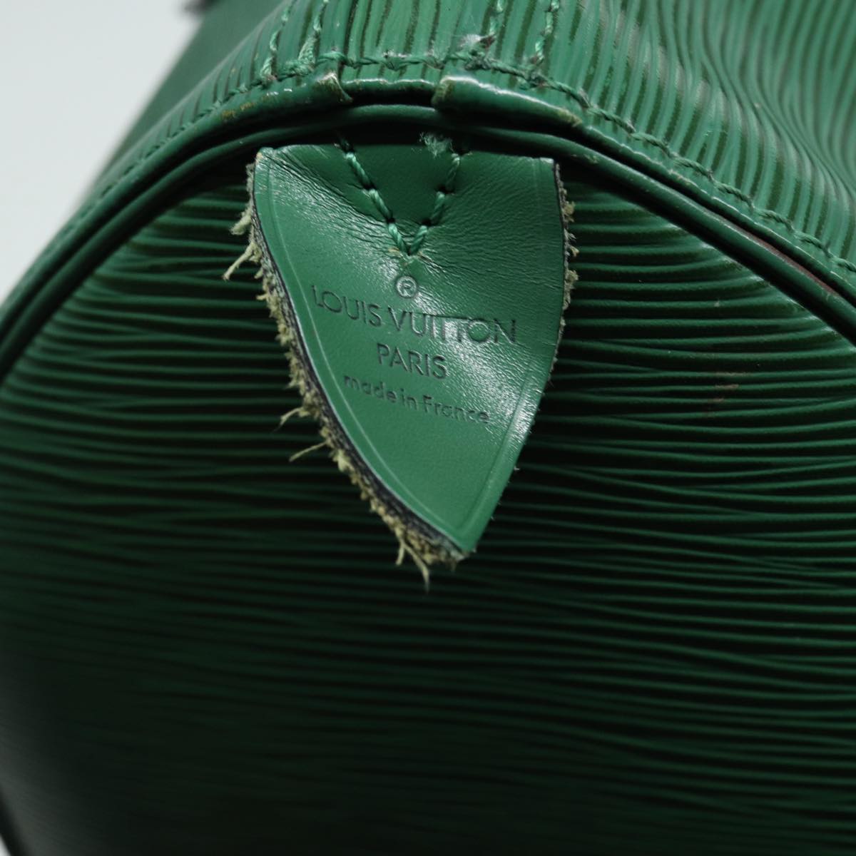 LOUIS VUITTON Epi Speedy 25 Hand Bag Borneo Green M43014 LV Auth 87488