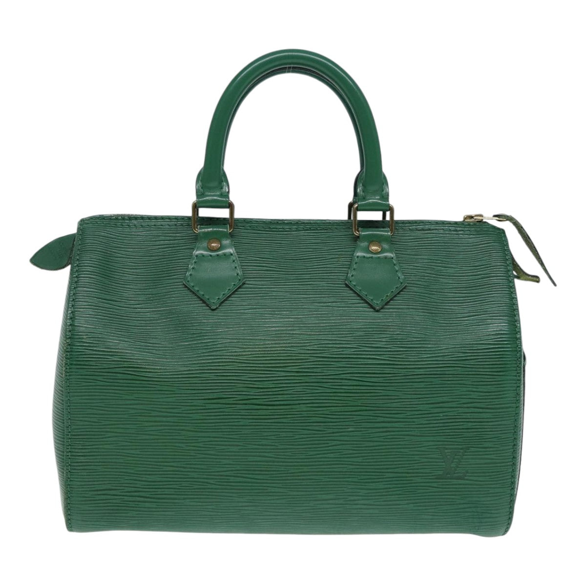 LOUIS VUITTON Epi Speedy 25 Hand Bag Borneo Green M43014 LV Auth 87488