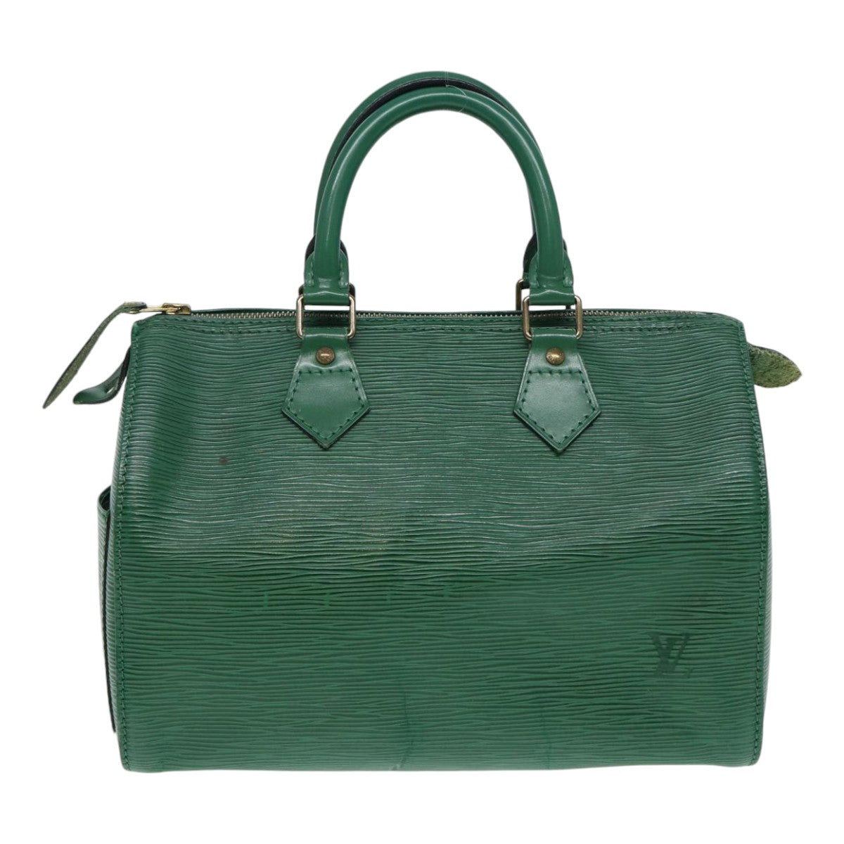 LOUIS VUITTON Epi Speedy 25 Hand Bag Borneo Green M43014 LV Auth 87488