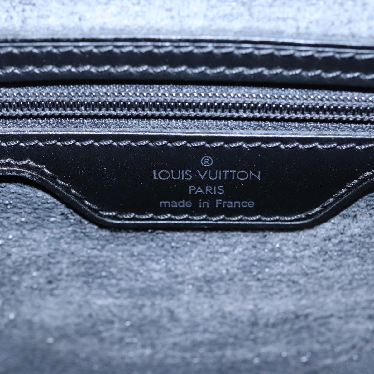 LOUIS VUITTON Epi Sac Plat Hand Bag Black M59082 LV Auth 87501