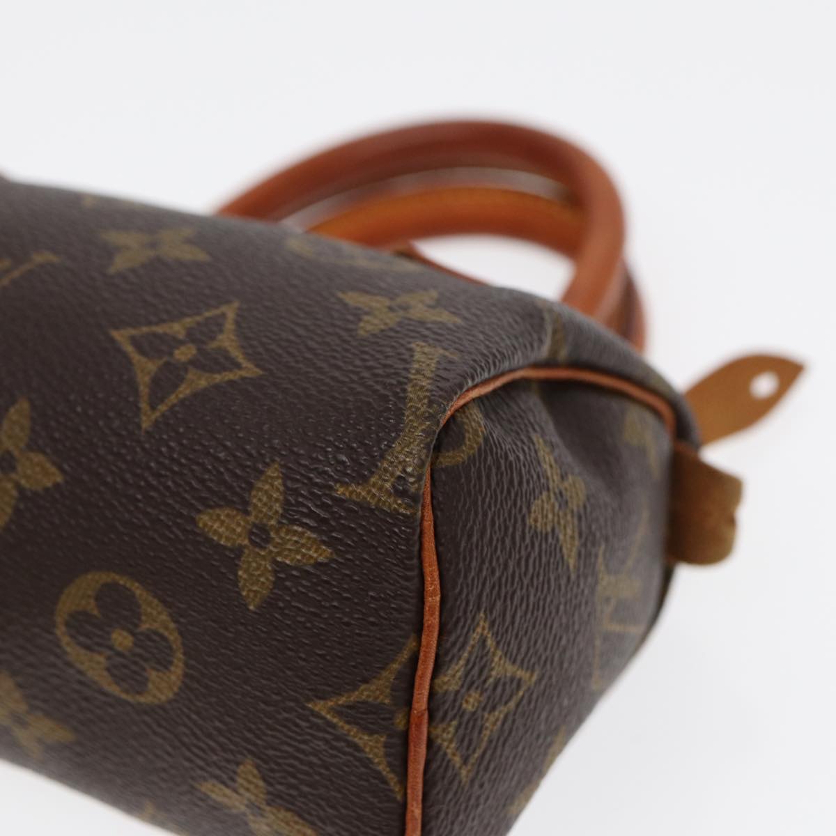 LOUIS VUITTON Monogram Mini Speedy Hand Bag M41534 LV Auth 87550