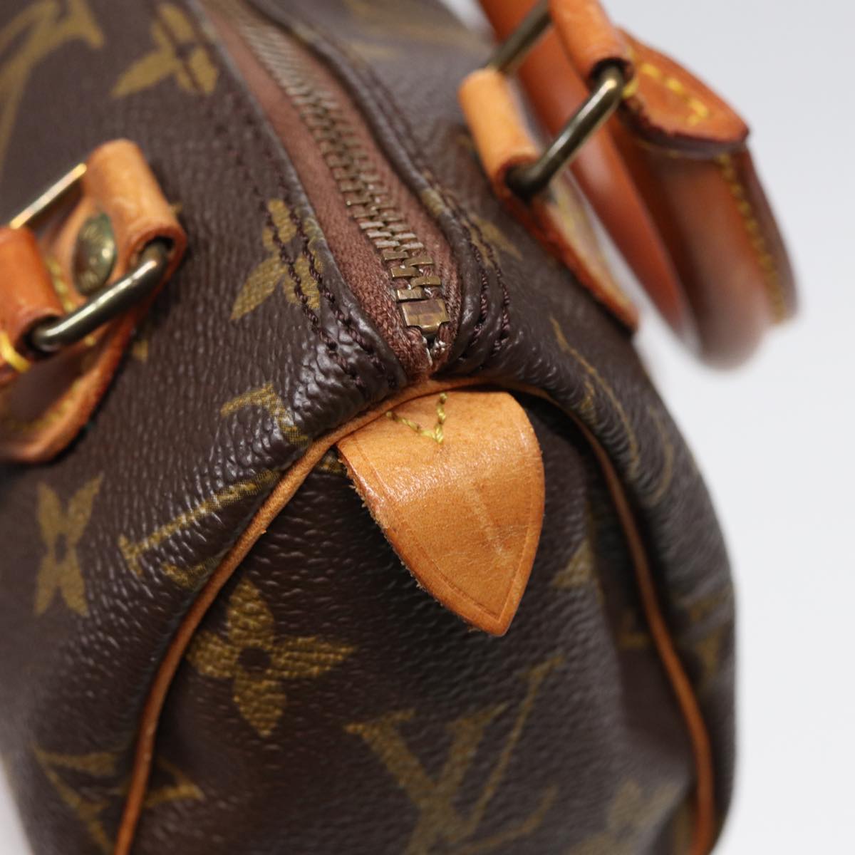 LOUIS VUITTON Monogram Mini Speedy Hand Bag M41534 LV Auth 87550