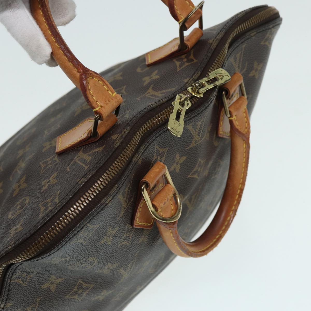 LOUIS VUITTON Monogram Alma Hand Bag M51130 LV Auth 87556