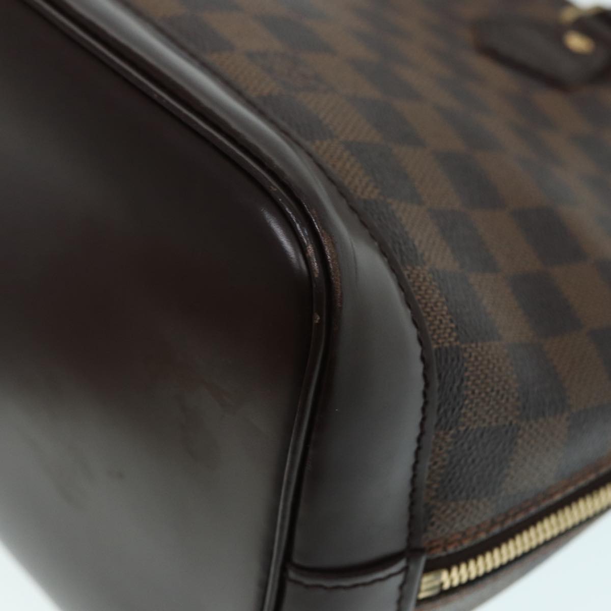 LOUIS VUITTON Damier Ebene Alma Hand Bag N51131 LV Auth 87559