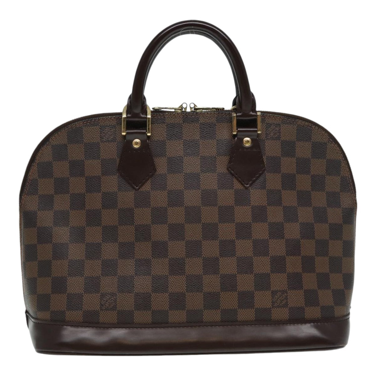 LOUIS VUITTON Damier Ebene Alma Hand Bag N51131 LV Auth 87559