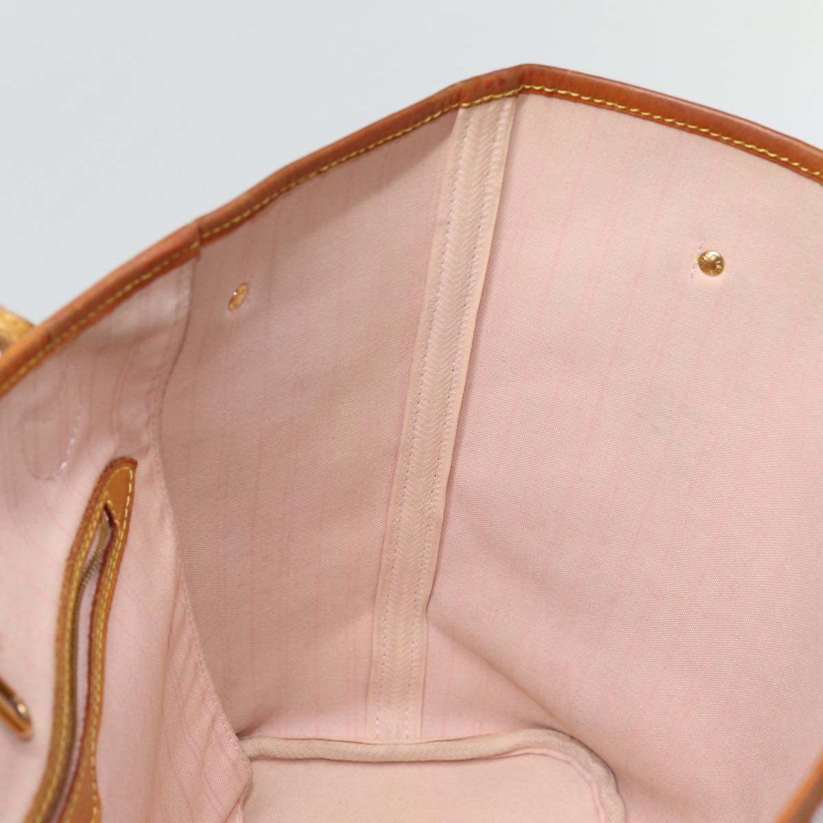 LOUIS VUITTON Damier Azur Neverfull MM Tote Bag N41605 LV Auth 87566