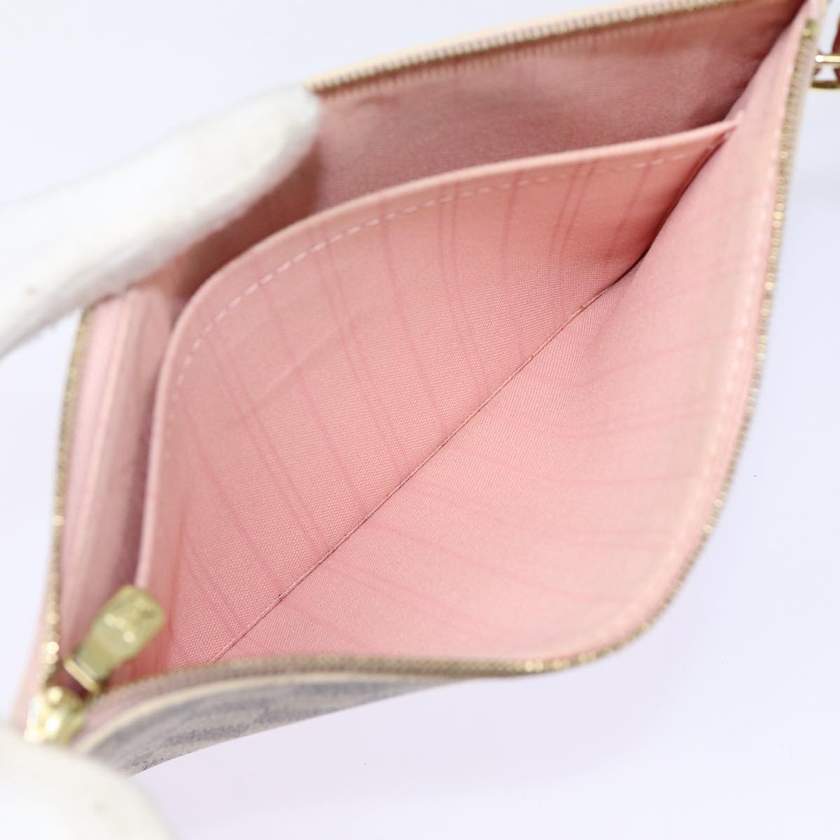 LOUIS VUITTON Damier Azur Neverfull MM Tote Bag N41605 LV Auth 87566