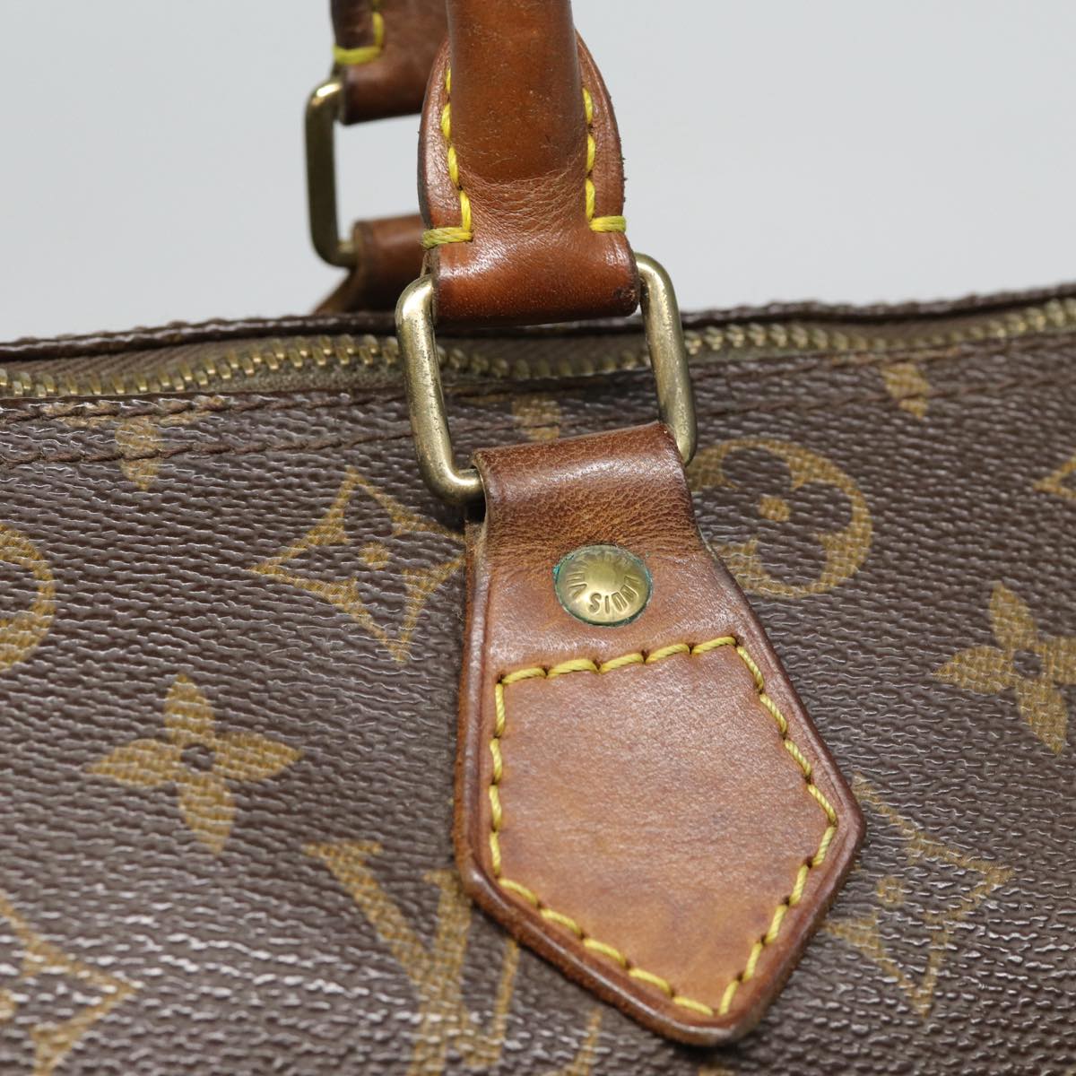 LOUIS VUITTON Monogram Speedy 30 Hand Bag M41526 LV Auth 87578