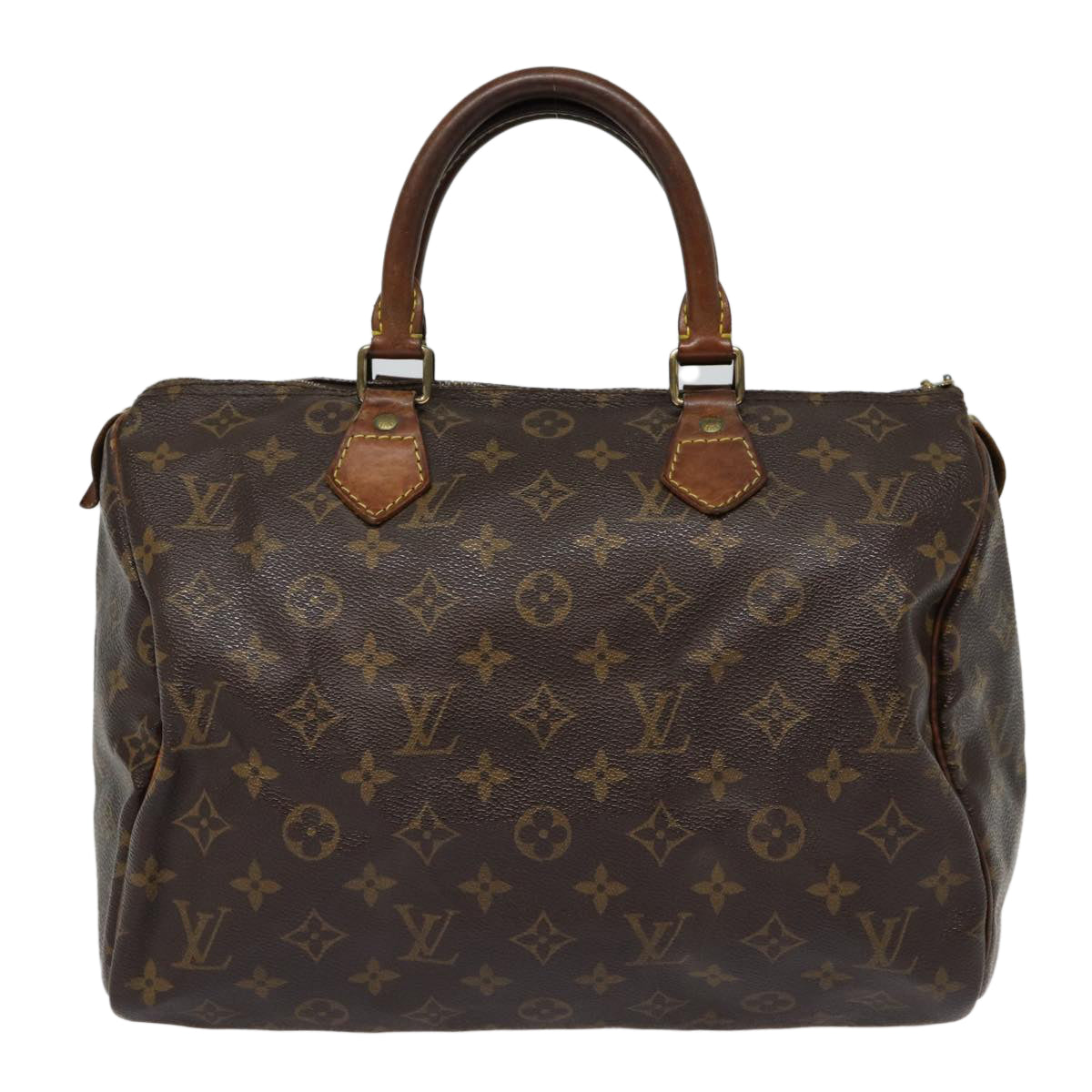 LOUIS VUITTON Monogram Speedy 30 Hand Bag M41526 LV Auth 87578