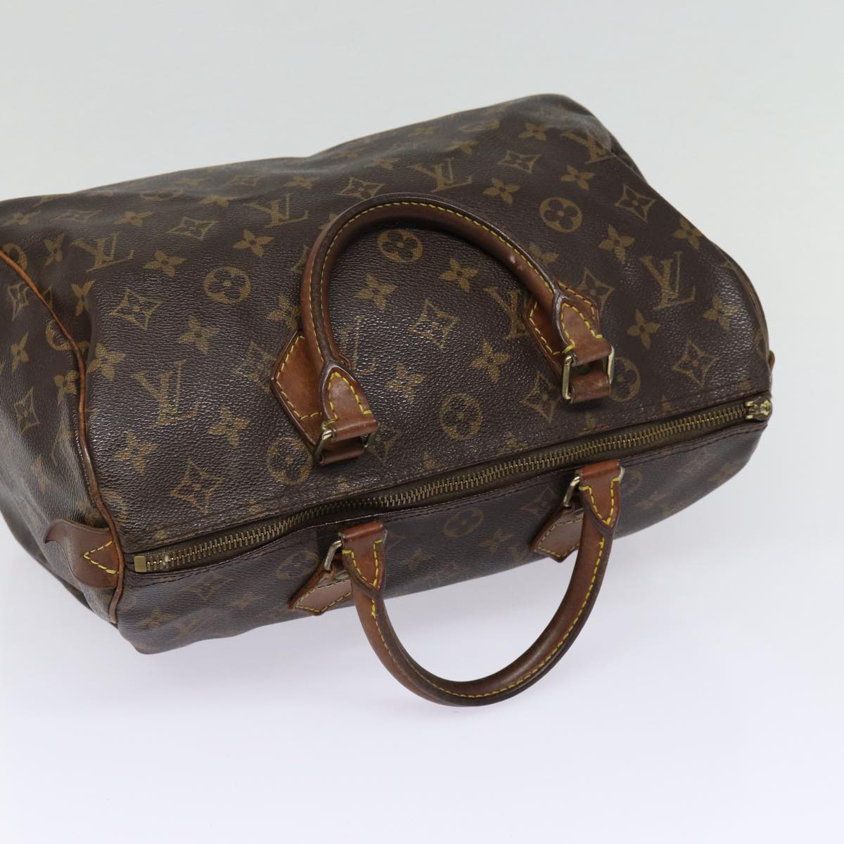 LOUIS VUITTON Monogram Speedy 30 Hand Bag M41526 LV Auth 87578