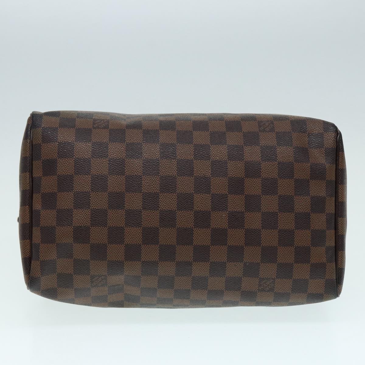 LOUIS VUITTON Damier Ebene Speedy 30 Hand Bag N41364 LV Auth 87580