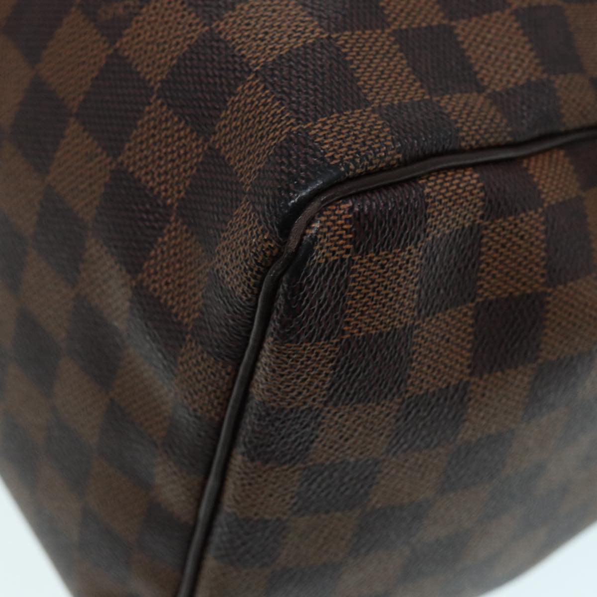 LOUIS VUITTON Damier Ebene Speedy 30 Hand Bag N41364 LV Auth 87580