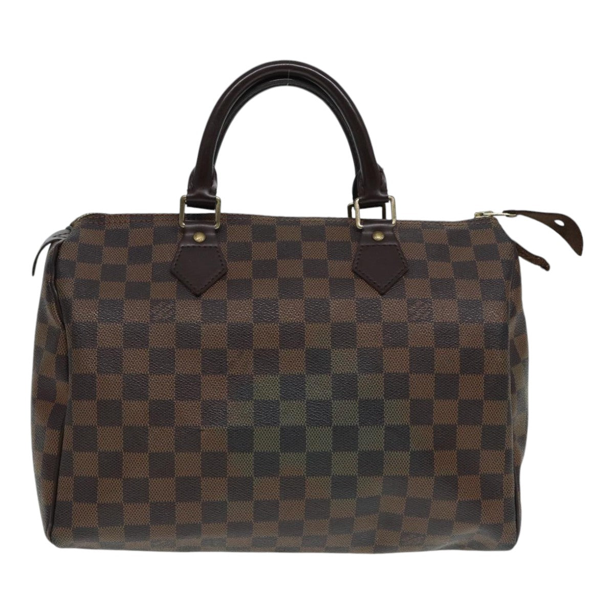 LOUIS VUITTON Damier Ebene Speedy 30 Hand Bag N41364 LV Auth 87580