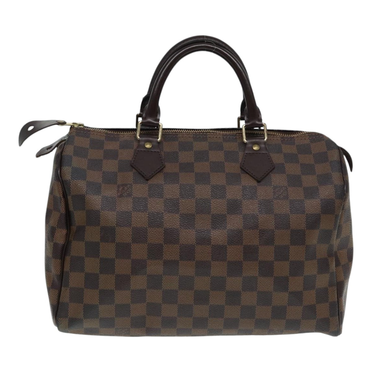 LOUIS VUITTON Damier Ebene Speedy 30 Hand Bag N41364 LV Auth 87580