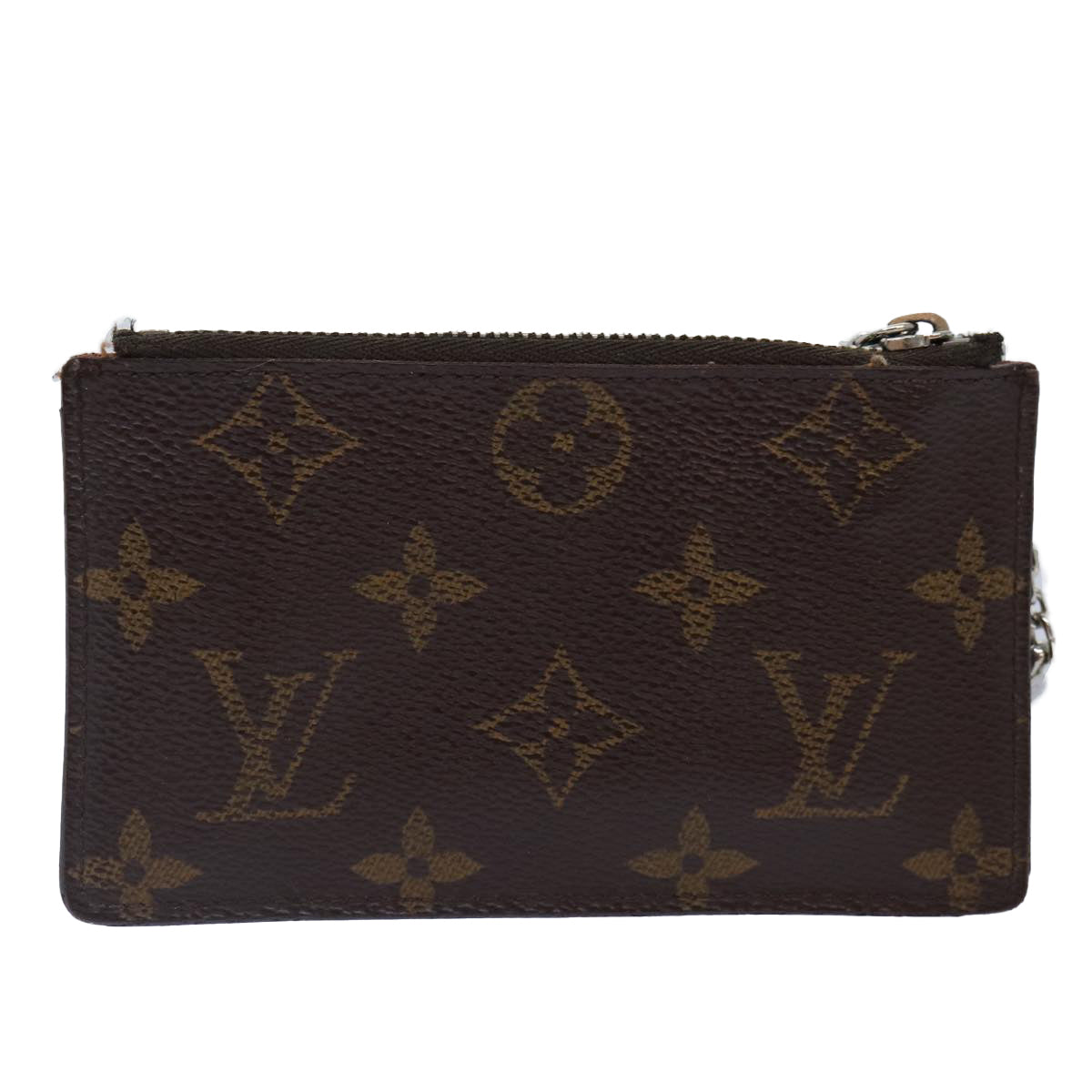 LOUIS VUITTON Monogram Pochette Cles Coin Purse Tribal Mask M60213 LV Auth 87694