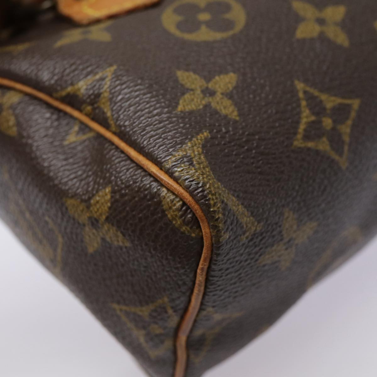 LOUIS VUITTON Monogram Mini Speedy Hand Bag M41534 LV Auth 87712