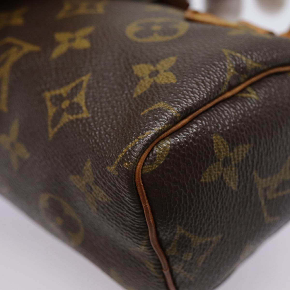 LOUIS VUITTON Monogram Mini Speedy Hand Bag M41534 LV Auth 87712