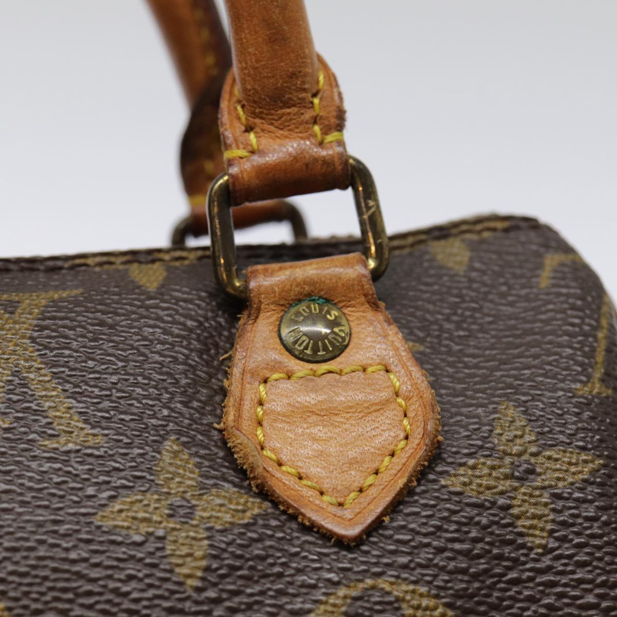 LOUIS VUITTON Monogram Mini Speedy Hand Bag M41534 LV Auth 87712