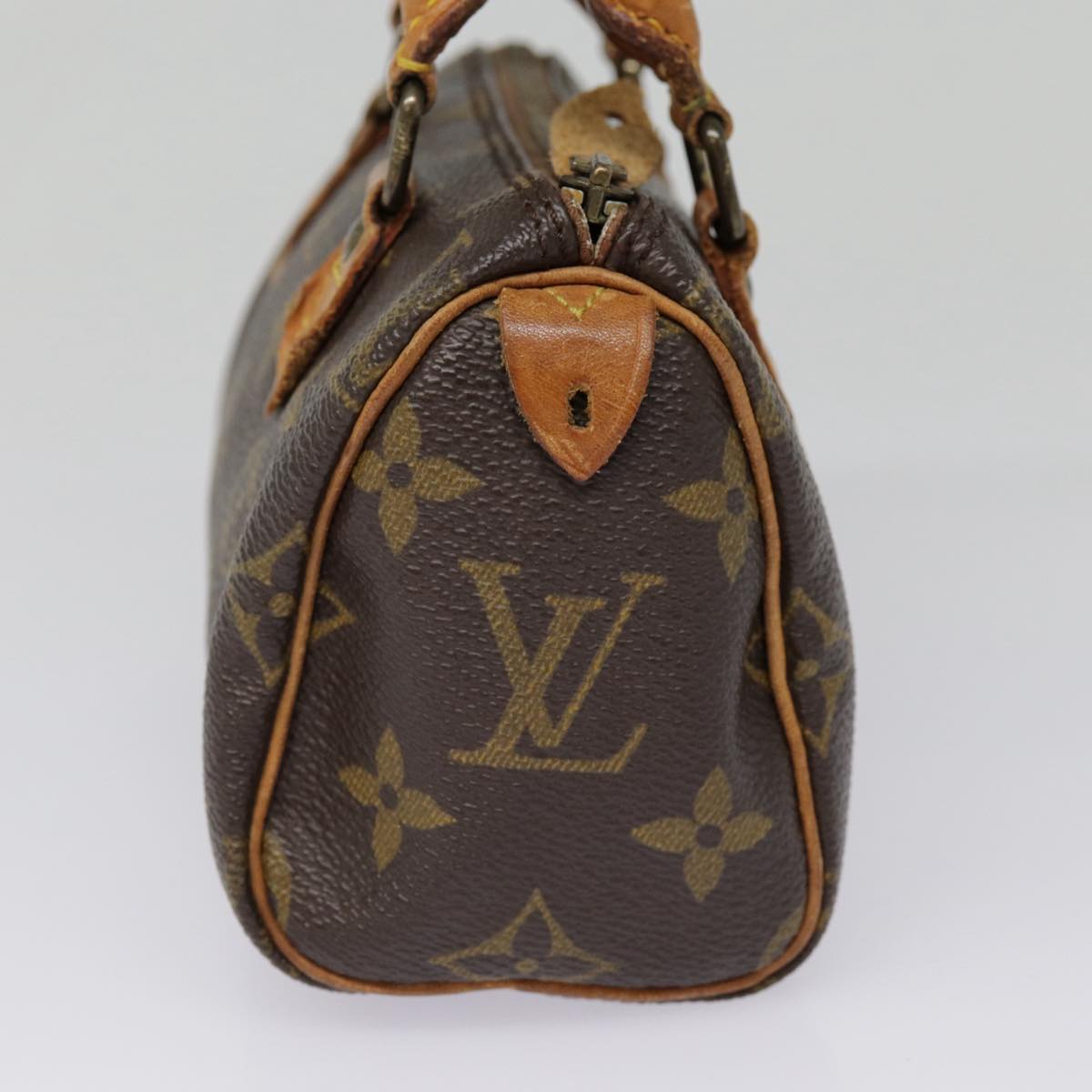 LOUIS VUITTON Monogram Mini Speedy Hand Bag M41534 LV Auth 87712