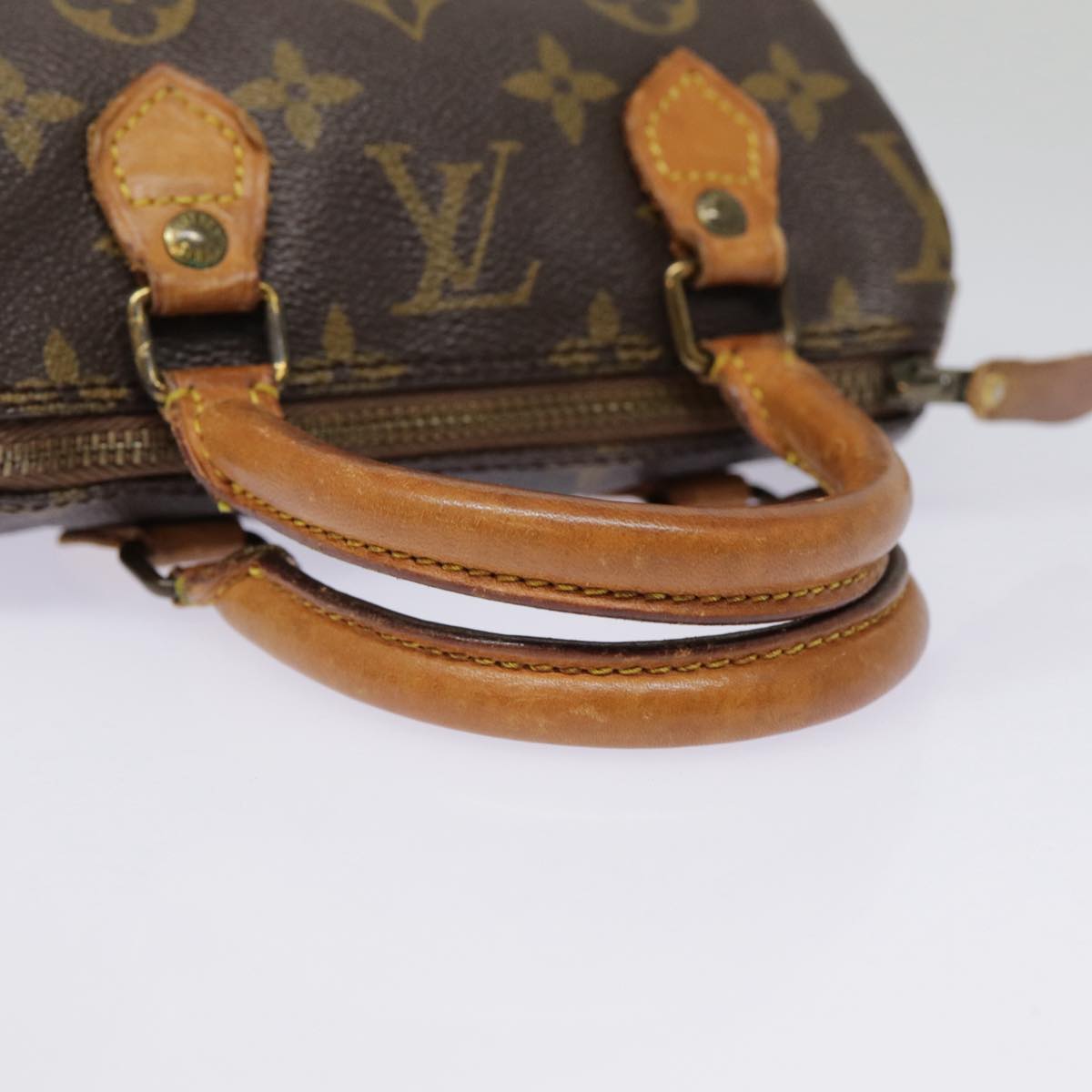 LOUIS VUITTON Monogram Mini Speedy Hand Bag M41534 LV Auth 87712